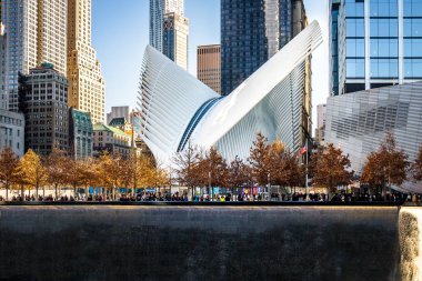 New York, ABD - 04 Aralık 2016: Ulaşım Hub Oculus 