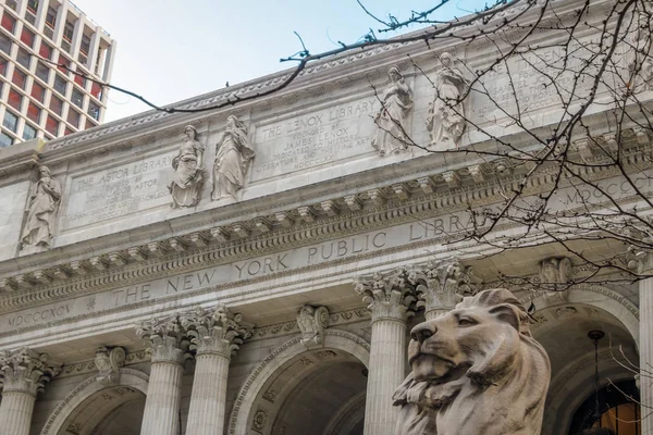 New York City Public Library Manhattan New York Usa — Stock Photo, Image