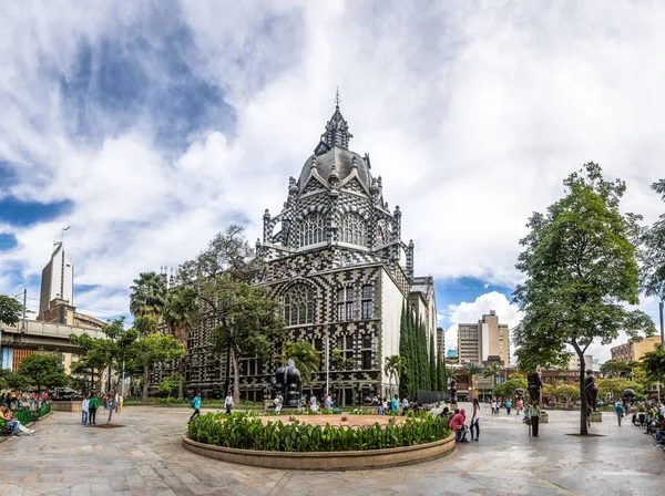 Medellin Colombia Lug 2016 Piazza Botero Palazzo Della Cultura Medellin — Foto Stock