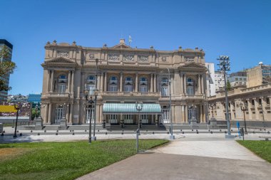 Buenos Aires, Argentina - Feb 2, 2018: Teatro Colon (Columbus Theatre) - Buenos Aires, Argentina