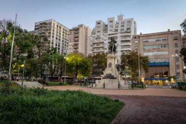 Buenos Aires, Arjantin - 11 Mayıs 2018 Palermo Plaza Italia - Buenos Aires, Arjantin