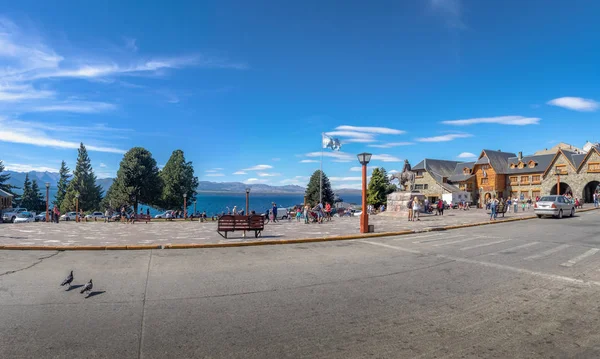 Bariloche Argentina Feb 2018 Bariloche Main Square Civic Center Centro — стокове фото