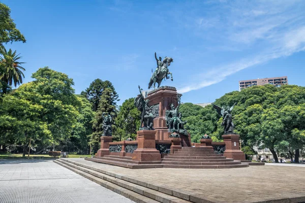 Буенос Айрес Аргентина Лютого 2018 Сан Мартін Статуя Генерала Сан — стокове фото