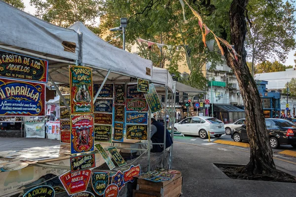 Мбаппе Аргентина Мая 2018 Года Блошиный Рынок Площади Серрано Палермо — стоковое фото