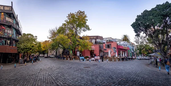 Buenos Aires Argentina Mayo 2018 Bar Restaurantes Del Barrio Bohemio — Foto de Stock