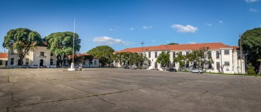 Buenos Aires, Arjantin - 16 Mayıs 2018: Espacio Memoria y derechos humanos (Anma ve İnsan Hakları Merkezi), eski Esma - Buenos Aires, Arjantin