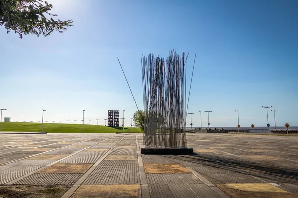 Buenos Aires Argentina Mayo 2018 Parque Memoria Parque Con Monumentos — Foto de Stock