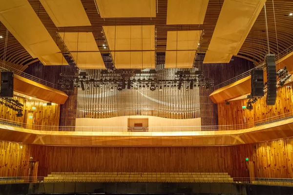 Buenos Aires Argentina Mayo 2018 Pipe Organ Symphonic Concert Hall — Foto de Stock