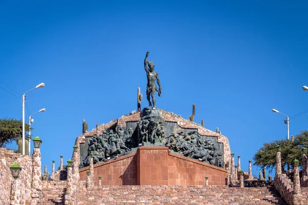 Humahuaca Jujuy Αργεντινή Απρ 2018 Ήρωες Της Μνημείο Ανεξαρτησίας Humahuaca — Φωτογραφία Αρχείου
