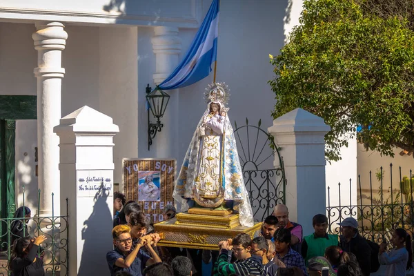 Humahuaca Jujuy Argentina Apr 2018 Nossa Senhora Candelaria Estátua Virgem — Fotografia de Stock