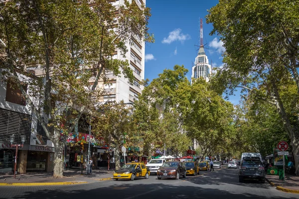 Mendoza Argentyna Kwietnia 2018 San Martin Avenue Edificio Gomez Budynku — Zdjęcie stockowe