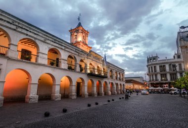 Salta, Arjantin - 25 Nisan 2018 Salta Cabildo - Salta, Arjantin