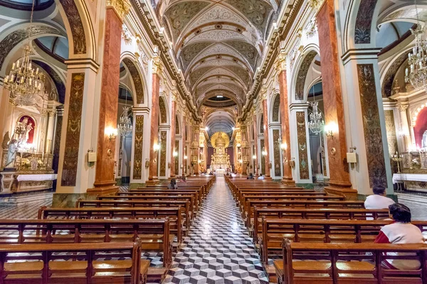 Salta Argentina Abr 2018 Catedral Basílica Salta Interior Salta Argentina — Foto de Stock