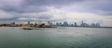 Panoramik eski ve yeni Panama City - Panama