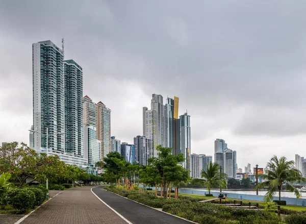 Cinta Costera Miasto Panama Panama — Zdjęcie stockowe