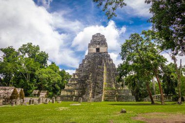 Mayan Temple I (Gran Jaguar) at Tikal National Park -Guatemala clipart