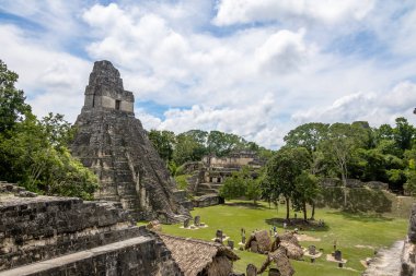 Maya tapınak ben (Gran Jaguar), Tikal ulusal Park - Guatemala