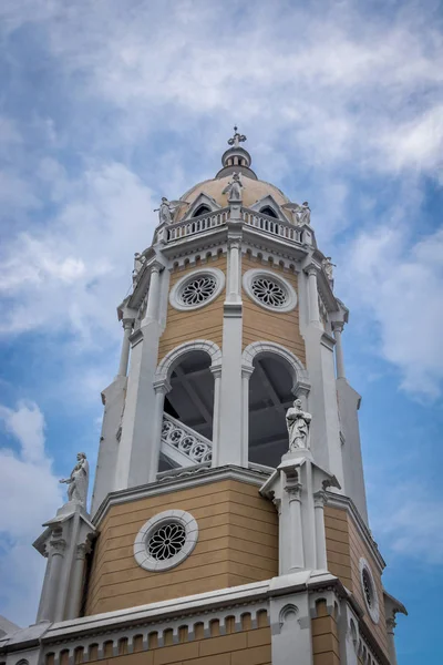 San Francisco Asis Templomtorony Casco Viejo Panama City — Stock Fotó