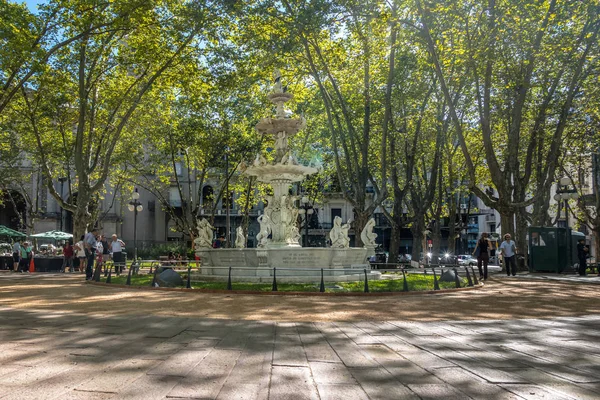Montevideo Uruguay Febrero 2016 Plaza Matriz Plaza Constitucion Montevideo Uruguay — Foto de Stock