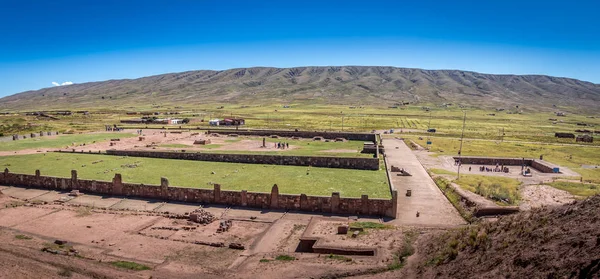 Ruinas Tiwanaku Tiahuanaco Yacimiento Arqueológico Precolombino — Foto de Stock