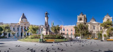 Plaza Murillo, Bolivya hükümeti Palace ve Büyükşehir Ca