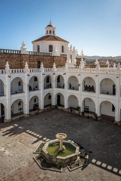 Patio Del Monasterio San Felipe Neri Sucre Bolivia — Foto de Stock