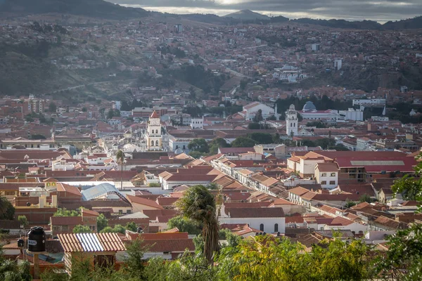 Nagy Kilátás Nyílik Város Sucre Bolívia — Stock Fotó