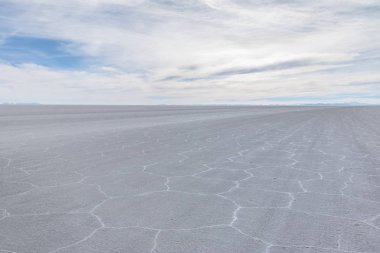 Salar de Uyuni tuz düz - Bölüm: Potosi, Bolivia Kuru