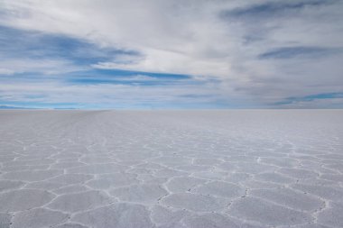 Salar de Uyuni tuz düz - Bölüm: Potosi, Bolivia Kuru