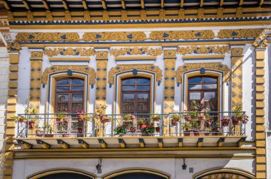 Cuenca - Ekvador sömürge balkon