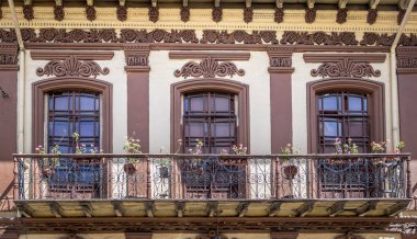 Cuenca - Ekvador sömürge balkon