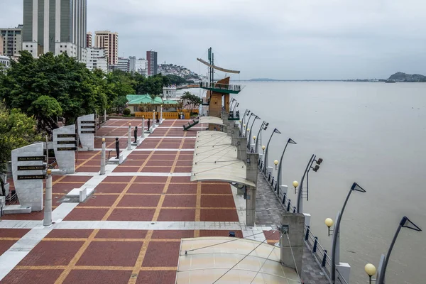 Vista Del Paseo Marítimo Malecón 2000 Guayaquil Ecuador —  Fotos de Stock