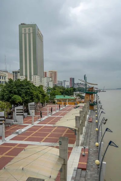 Vista Del Paseo Marítimo Malecón 2000 Guayaquil Ecuador — Foto de Stock