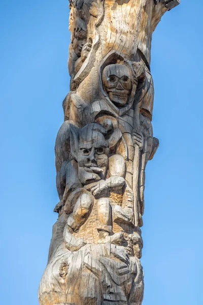 Arequipa Peru May 2016 Carved Totem Pole Yanahuara Arequipa Peru — Stockfoto