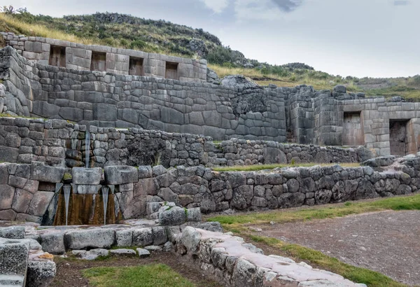 Tambomachay Incké Památky Pramen Vody Cuzco Peru — Stock fotografie