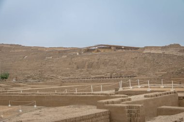Huaca Pucllana pre-inca ruins in the Miraflores district - Lima, Peru