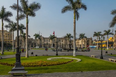 Peru hükümet Sarayı, Plaza Mayor - Lima, Peru