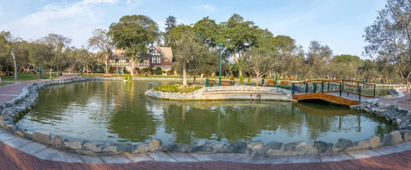 Panoramablick Auf Olivenhain Park Oder Olivar Wald Viertel San Isidro — Stockfoto