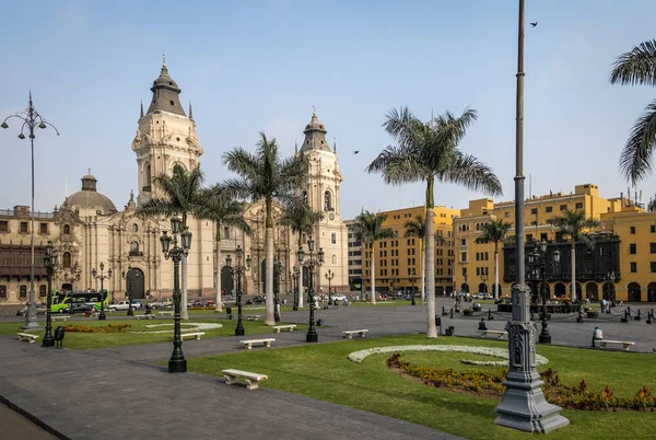 Cathédrale Basilique Lima Plaza Mayor Lima Pérou — Photo