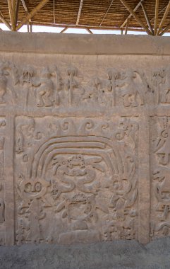 Huaca del Dragon or Huaca del Arco Iris (Dragon Temple or Rainbow Temple) near Chan Chan - Trujillo, Peru