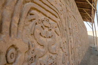 Huaca del Dragon or Huaca del Arco Iris (Dragon Temple or Rainbow Temple) near Chan Chan - Trujillo, Peru