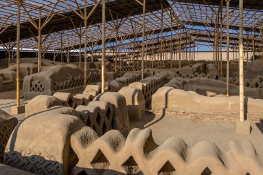 Chan Chan Antik kalıntıları - Trujillo, Peru