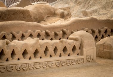 Chan Chan Antik kalıntıları - Trujillo, Peru