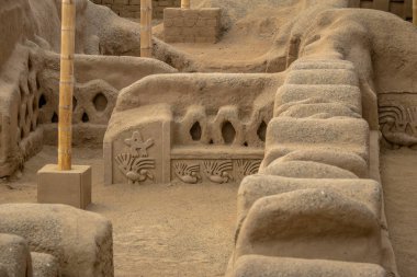 Chan Chan Antik kalıntıları - Trujillo, Peru