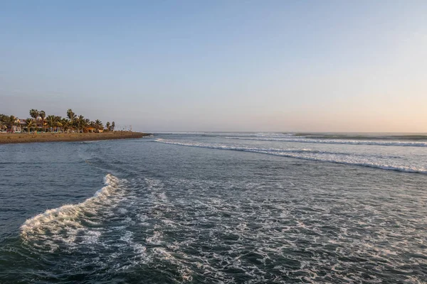 Huanchaco Plaży Miasta Trujillo Peru — Zdjęcie stockowe