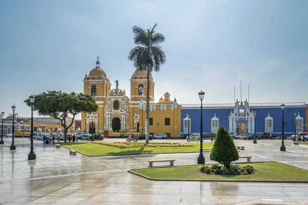 Main Square Plaza Armas Cathedral Trujillo Peru — Stock Photo, Image