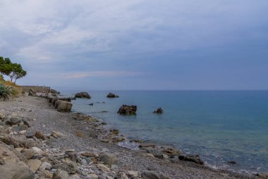 Akdeniz beach Ionian Sea - Bova Marina, Calabria, İtalya