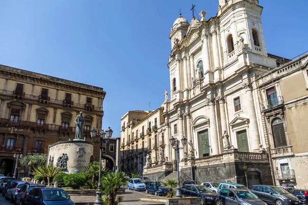 Kerk Van Sint Franciscus Van Assisi Onbevlekte Catania Sicilië Italië — Stockfoto