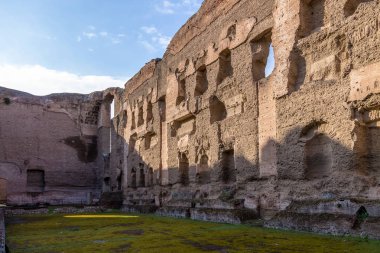 Hamam kalıntıları Caracalla (Termas di Caracalla) - Roma, İtalya
