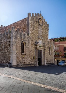 Duomo Meydanı - Taormina, Sicilya, İtalya (San Nicola) Saint Nicholas Katedrali